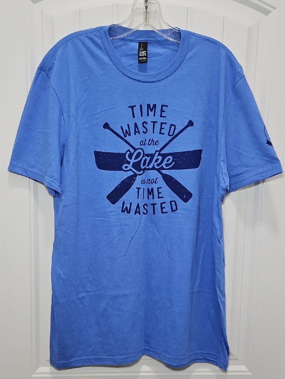 Mason Jar Label Time Wasted At The Lake Is Not Time Wasted Graphic Tee New Large